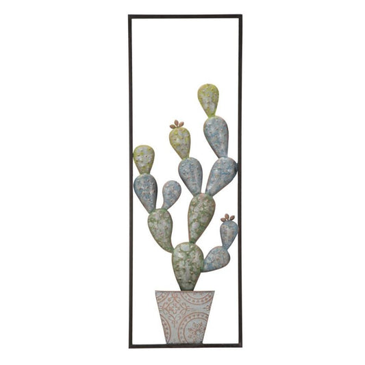 Pannello In Ferro Cactus-Frame -A- Cm 31X2,5X90