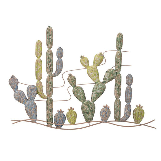 Pannello In Ferro Cactus -B- Cm 90X2,5X64