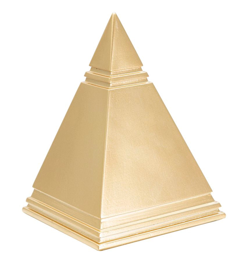 Piramide Gold Cm 11.5X11.5X15.5