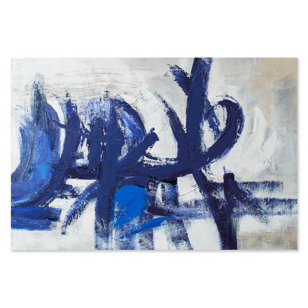 Agave Quadro Astratto Blue Stroke 150×100