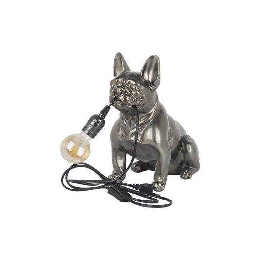 Glamour Environments Grey Bulldog Lamp