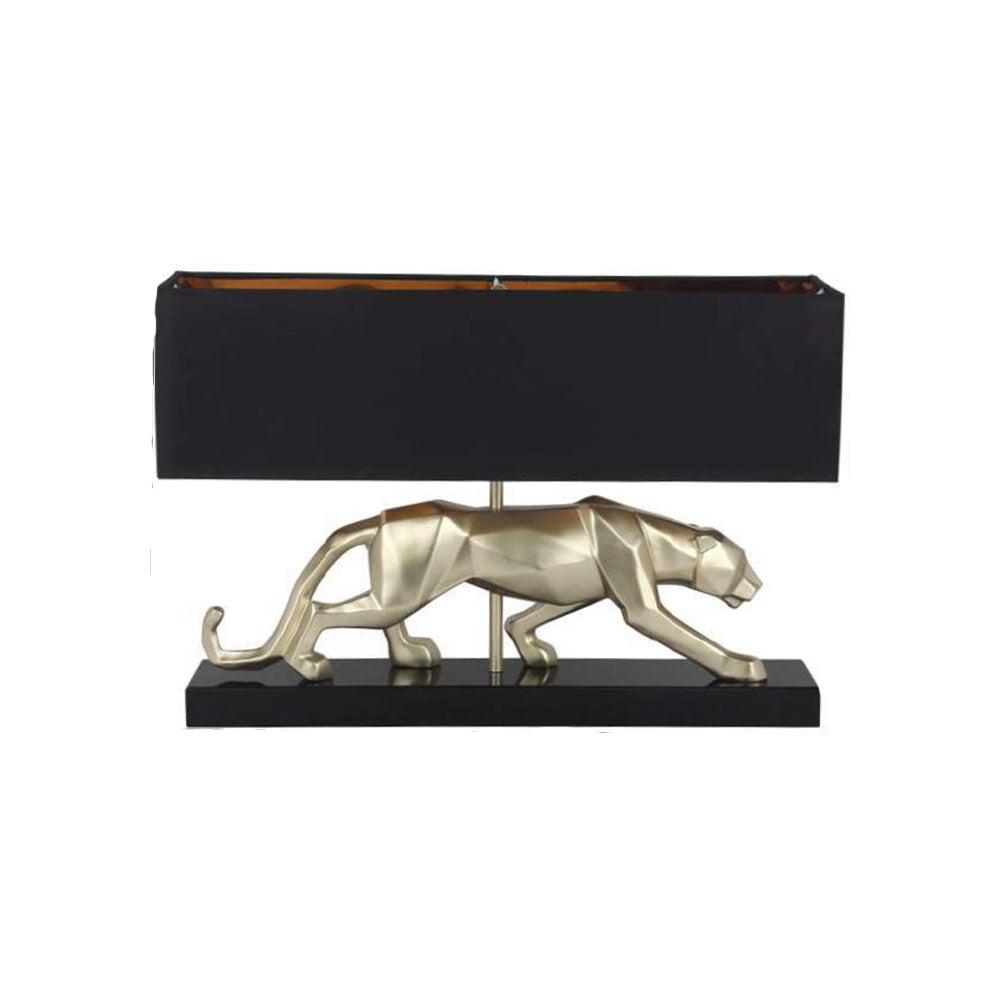 Glamour Environments Panther Lamp Gold