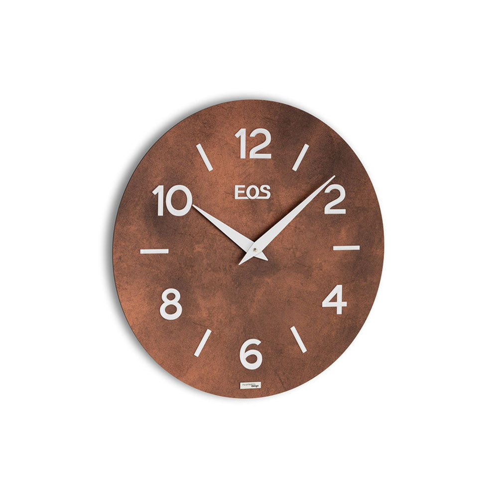 Incantesimo Design Wall Clock Eos Oxidized Copper