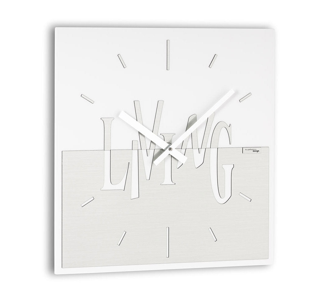 Spell Design Wall Clock Living Metal