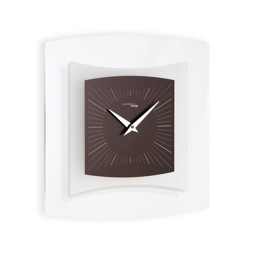 Incantesimo Design Wall Clock Quintus Chocolate