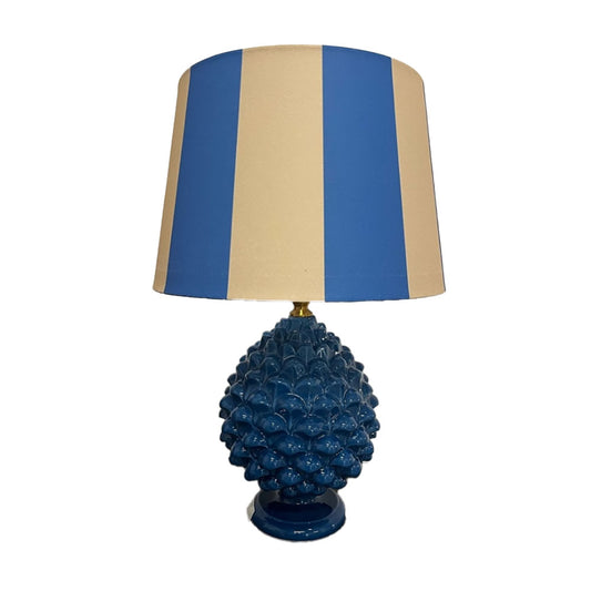 Palais Royal Blue Pine Cone Lamp