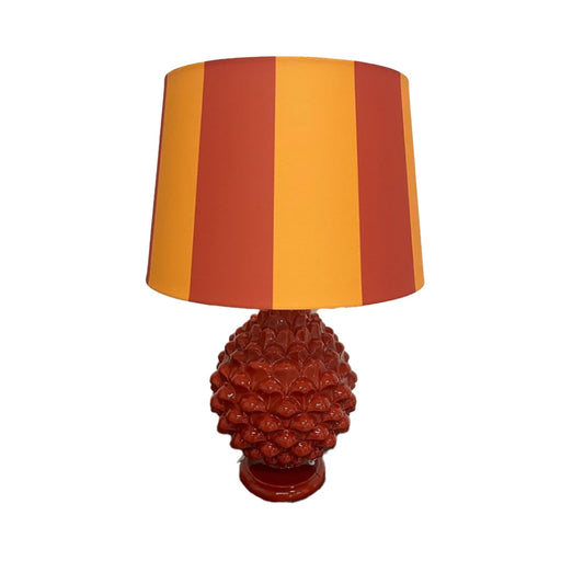 Palais Royal Terracotta Pine Cone Lamp