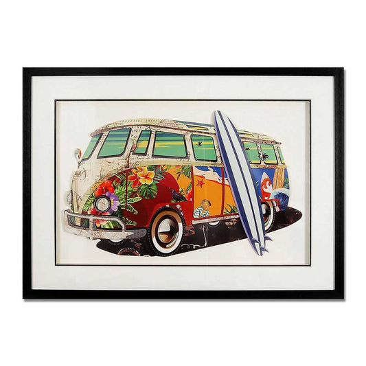 ADM Quadro Collage Volkswagen Van Vintage 2 SA027A1