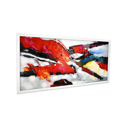 ADM Quadro Astratto su Plexiglas Rosso e Bianco WA013WA