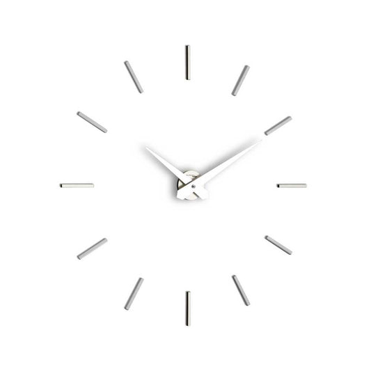 Incantesimo Design Wall Clock Aurea Metal Pearl Grey