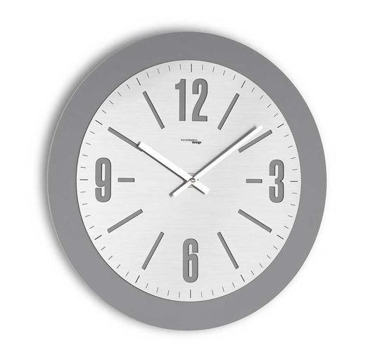 Incantesimo Design Wall Clock Decimus Grey