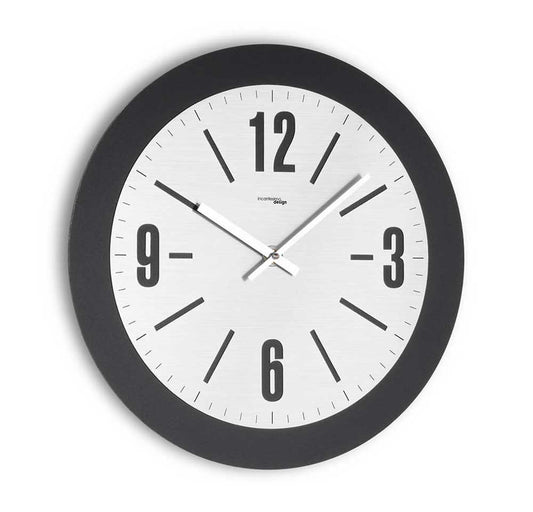 Incantesimo Design Wall Clock Decimus Black