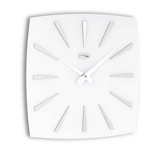 Incantesimo Design Orologio da Parete Electa Bianco Lucido