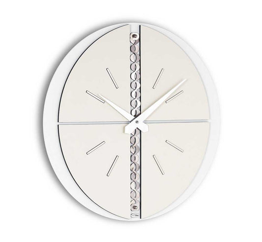 Incantesimo Design Orologio da Parete Galatea Bianco Vaniglia