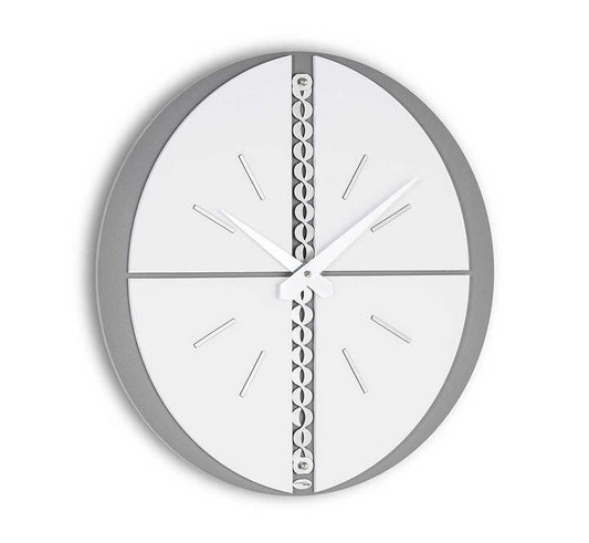 Incantesimo Design Orologio da Parete Galatea Grigio Bianco