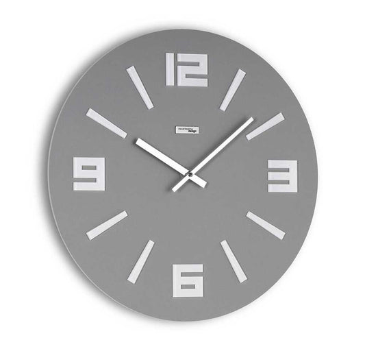 Incantesimo Design Orologio da Parete Mimesis Grigio Bianco