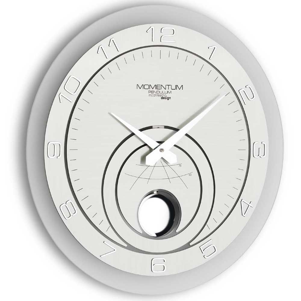 Incantesimo Design Wall Clock Momentum Pendolum Metal