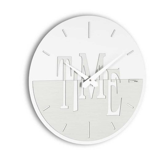 Spell Design Wall Clock Time Metal